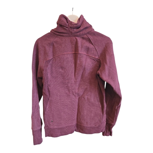 Lululemon Cozy Cuddle Up Jacket Heathered Bordeaux Drama / Bordeaux Drama - Picture 8 of 13